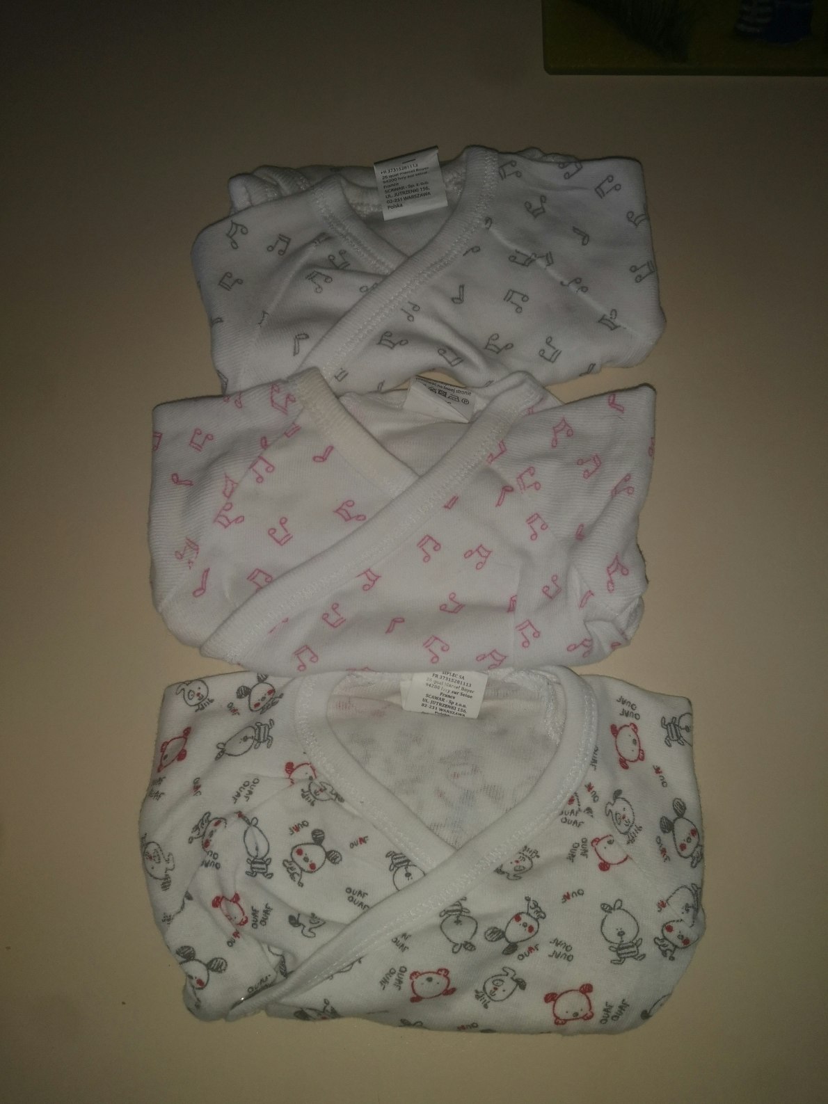 Lot de 3 bodies filles