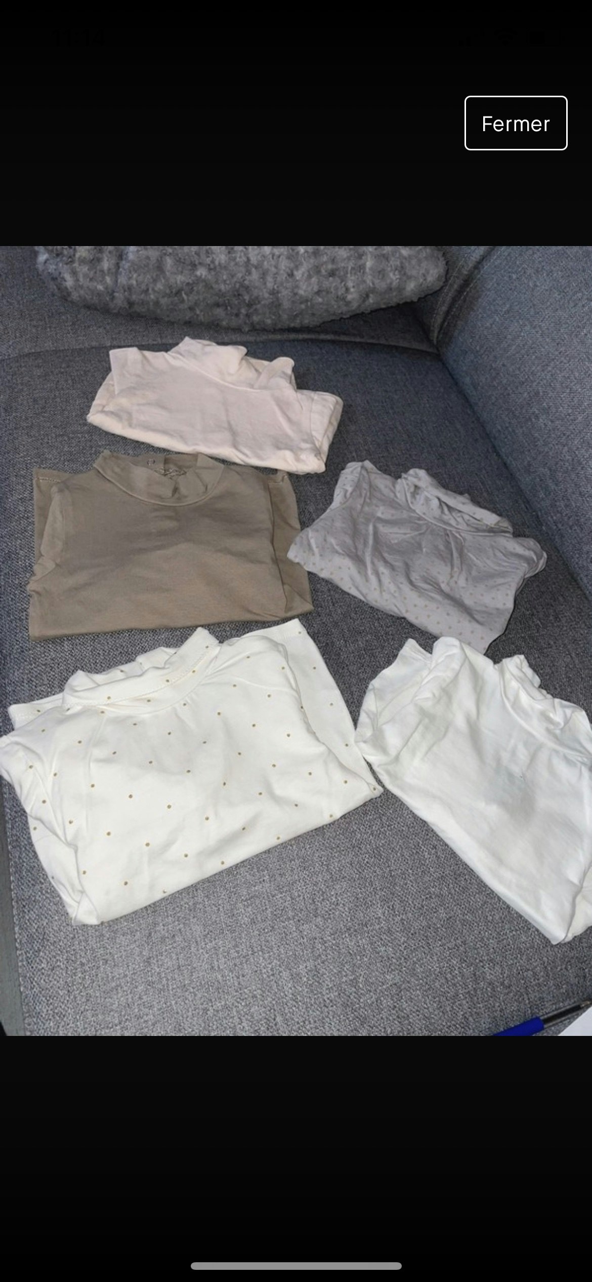 Sous pull bébé fille