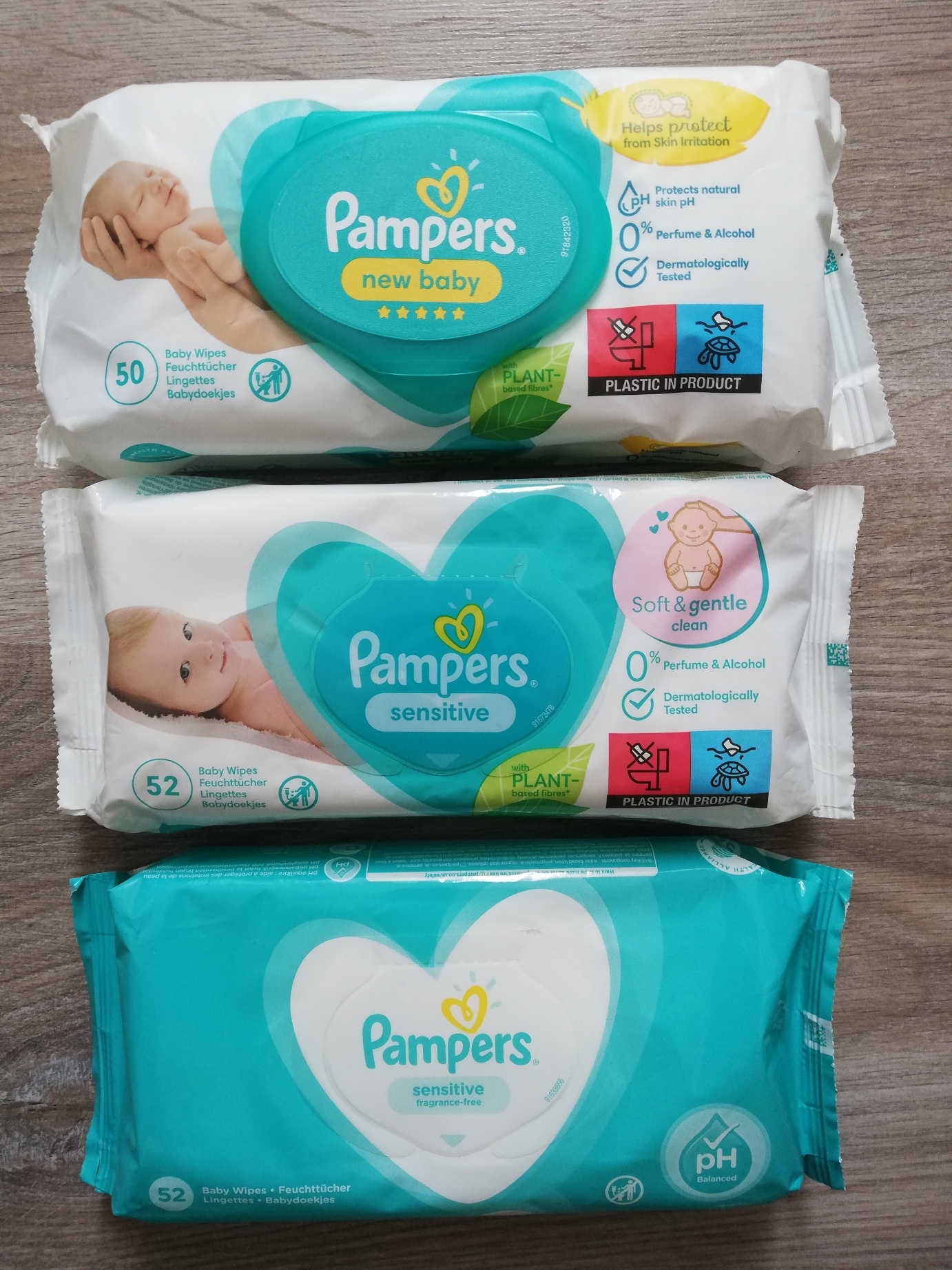 Lingettes pampers
