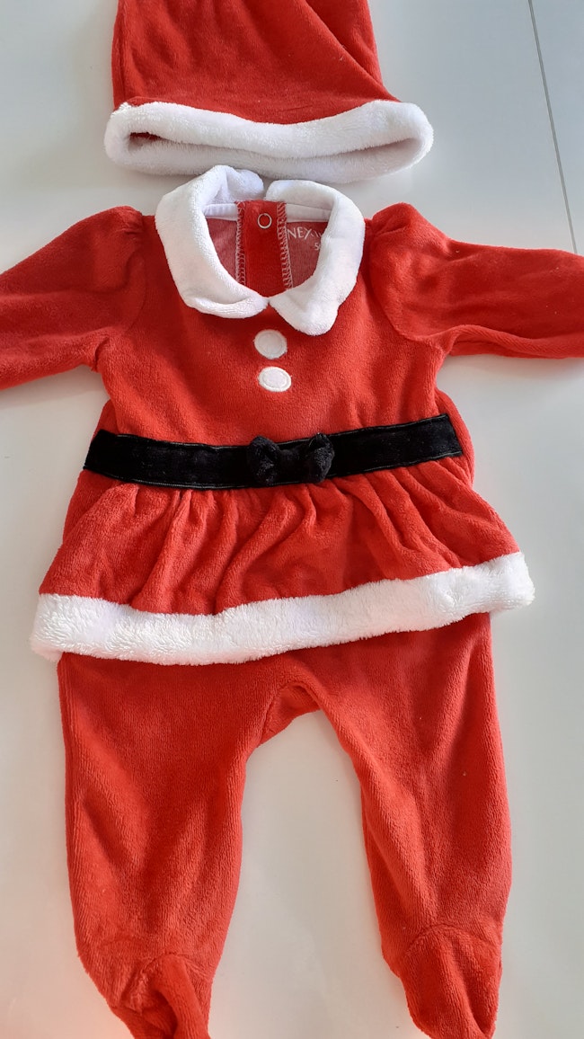 Ensemble Pyjama Et Bonnet Noel Bebe Fille 1 Mois Beebs Achat Vente Bebe