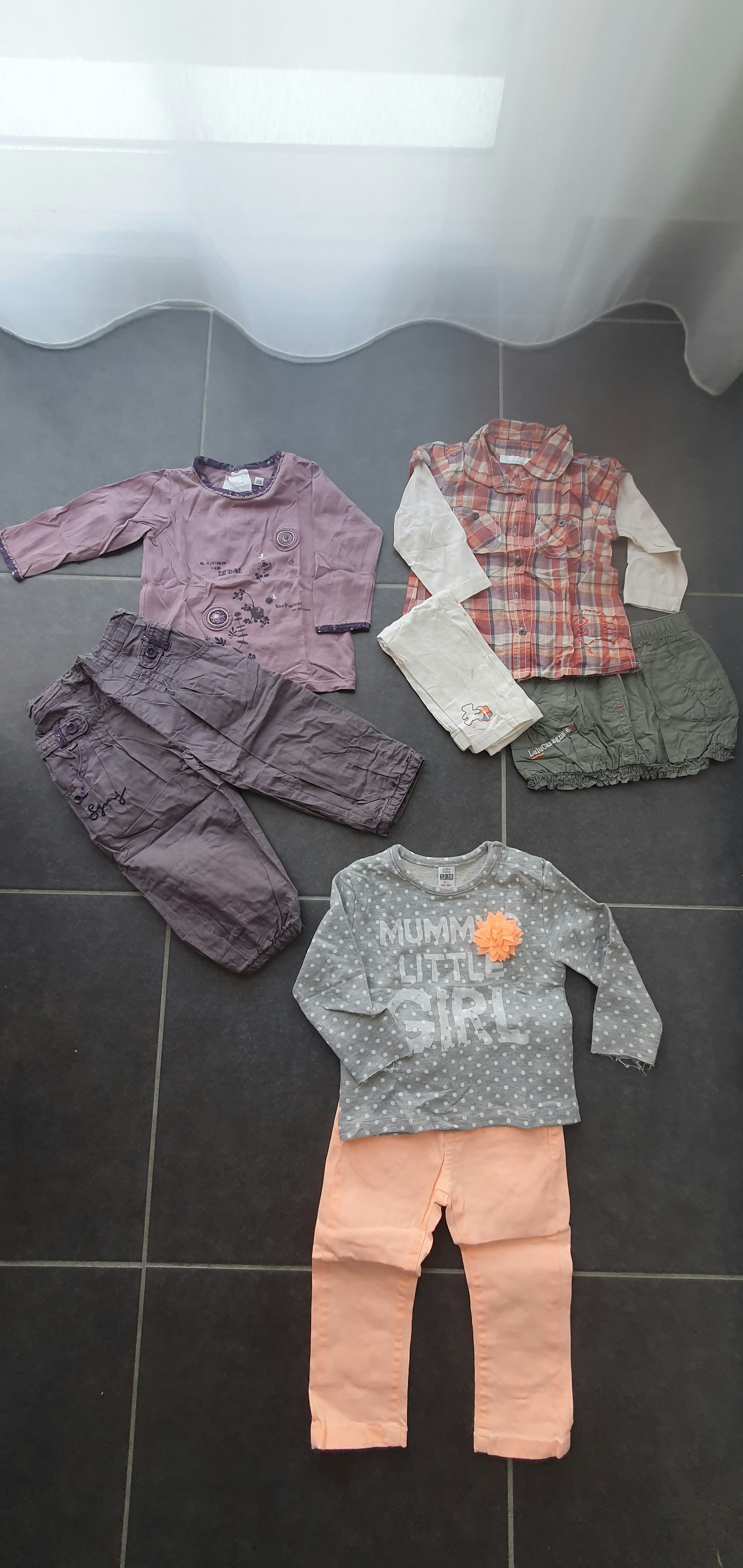 Lot 3 ensemble fille 18 mois