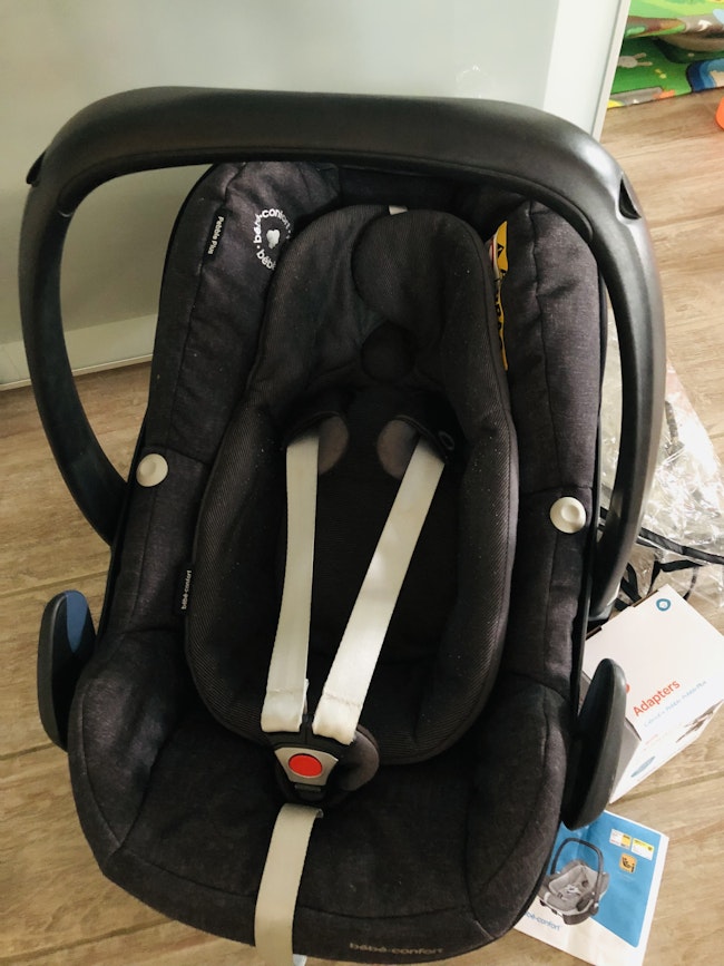 Siege Auto Maxi Cosy Bebe Confort Pebble Plus Avec Adapteurs Et Protection Pluie Beebs Achat Vente Bebe Enfant