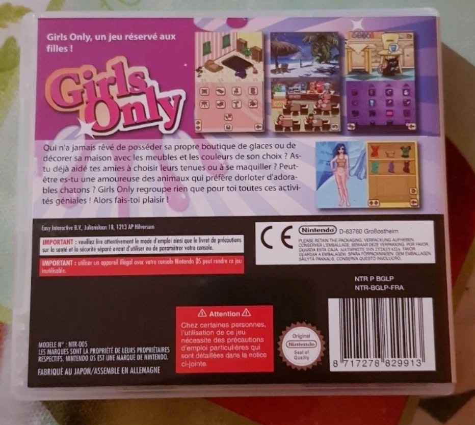 Jeu Nintendo DS "Girls Only" - photo numéro 2