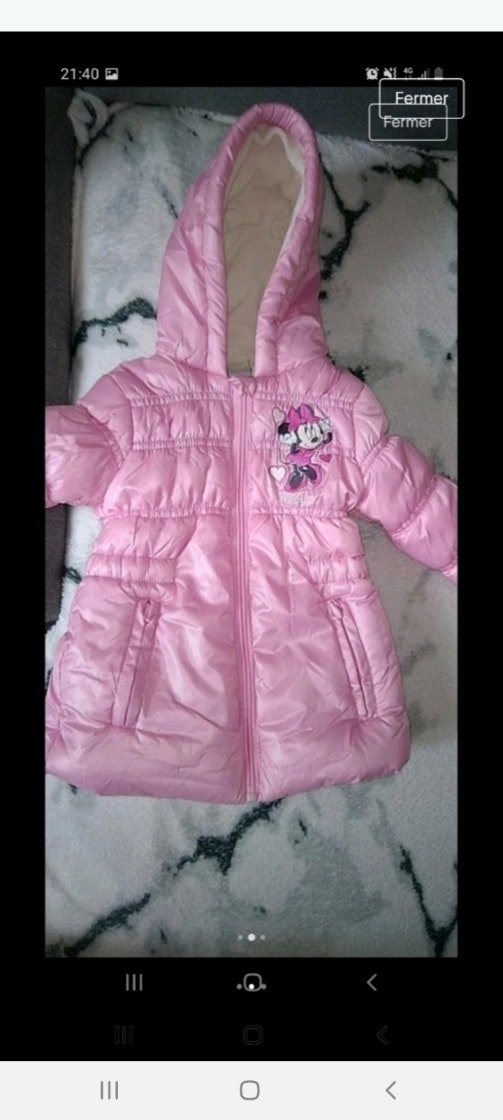 Manteau bébé fille 6 mois