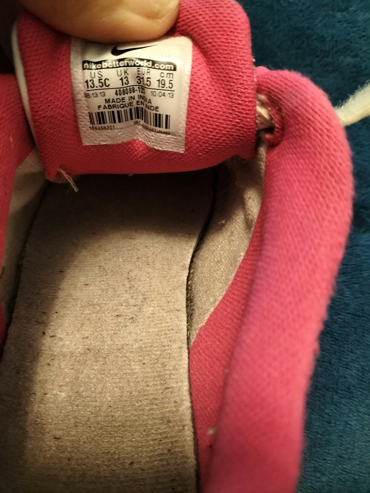 Baskets Nike pointure 31.5 - photo numéro 5