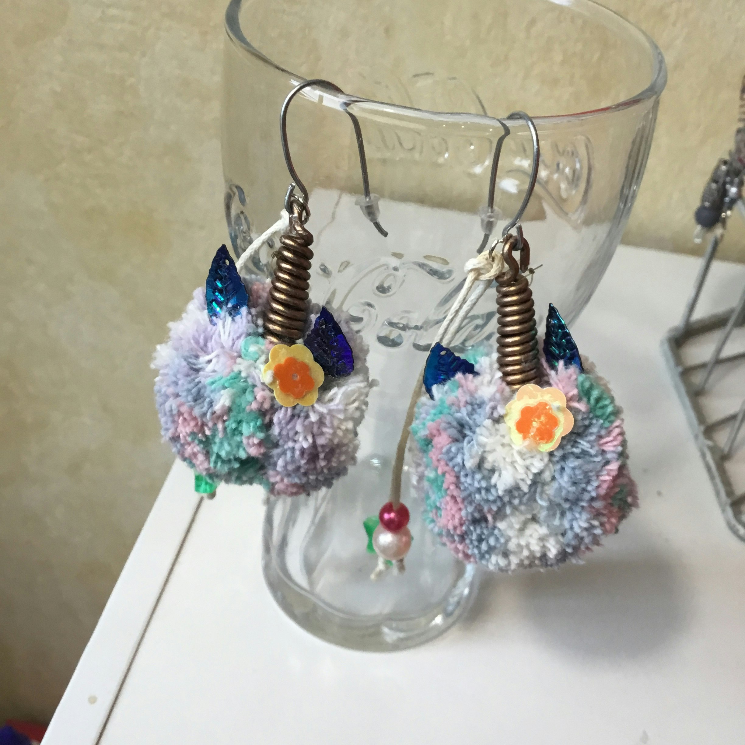 Boucles d’oreilles pendantes licornes