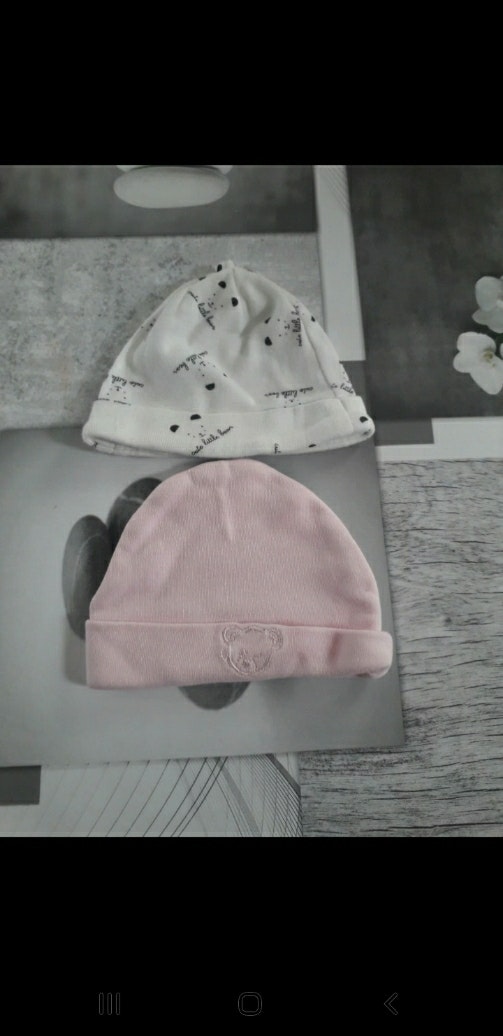 Lot de 2 bonnets