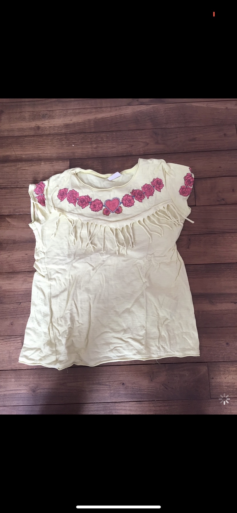 Tee shirt jaune Zara
