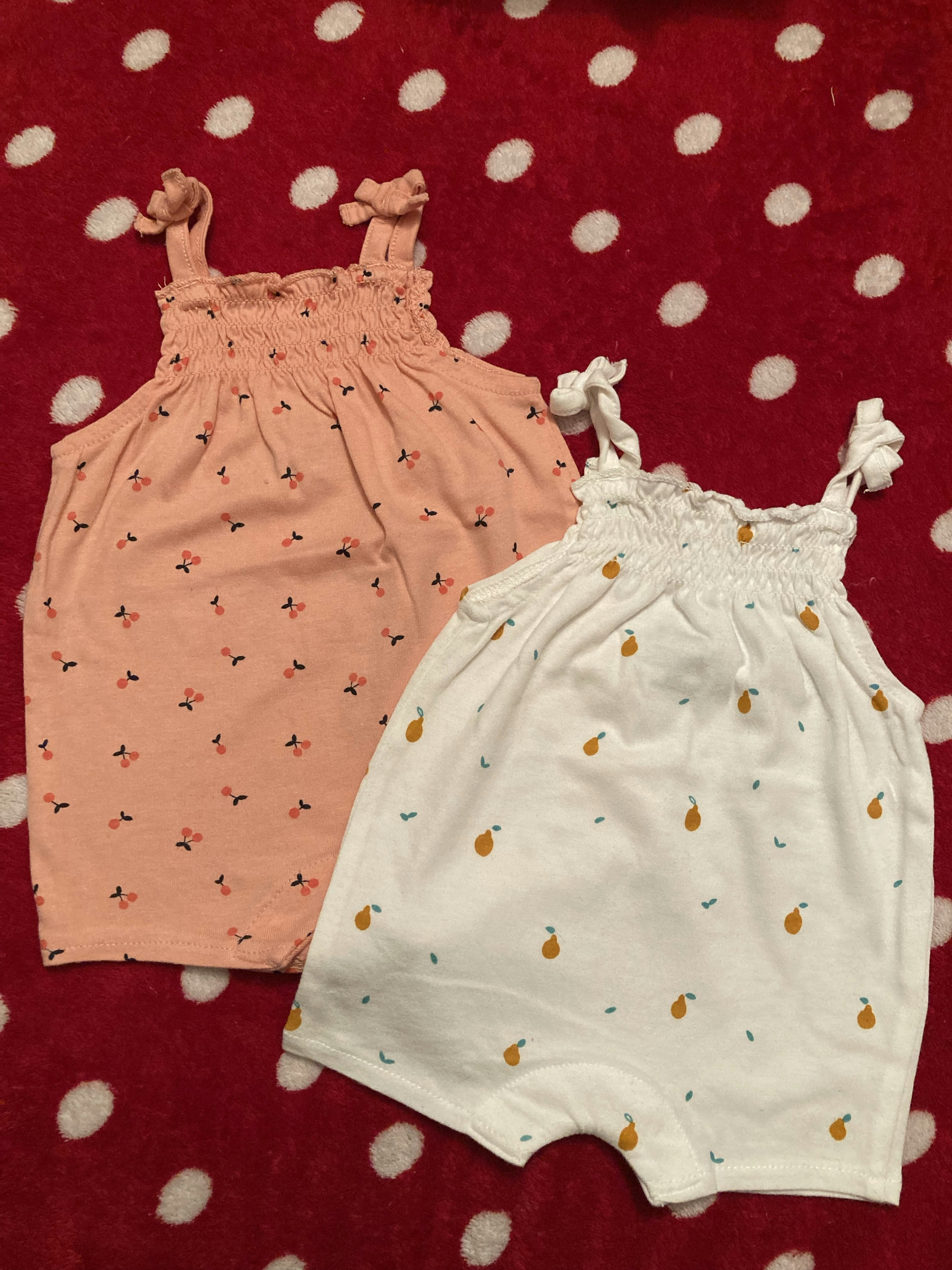 Lot de 2 combi short 1 mois