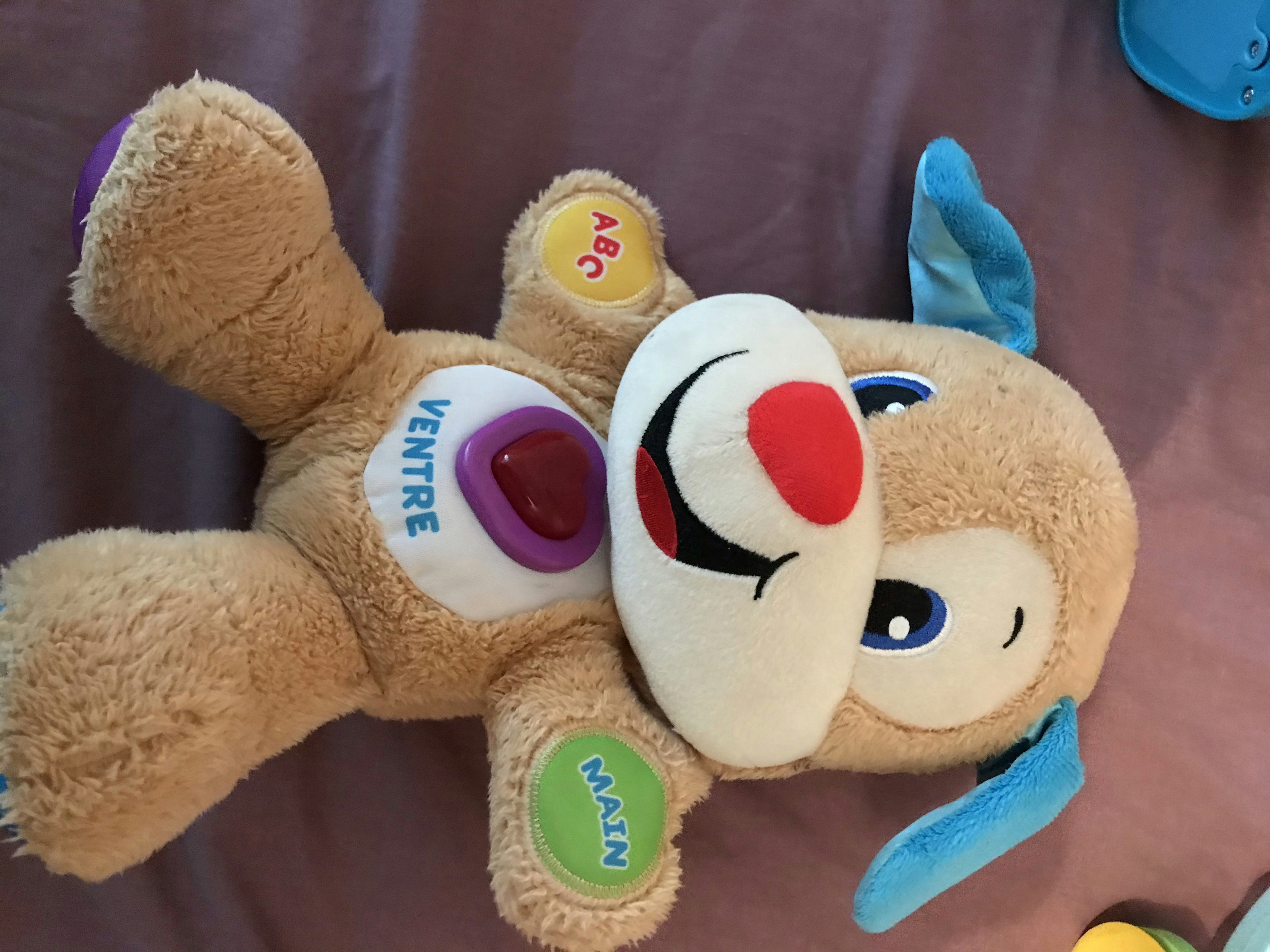 Peluche interactive