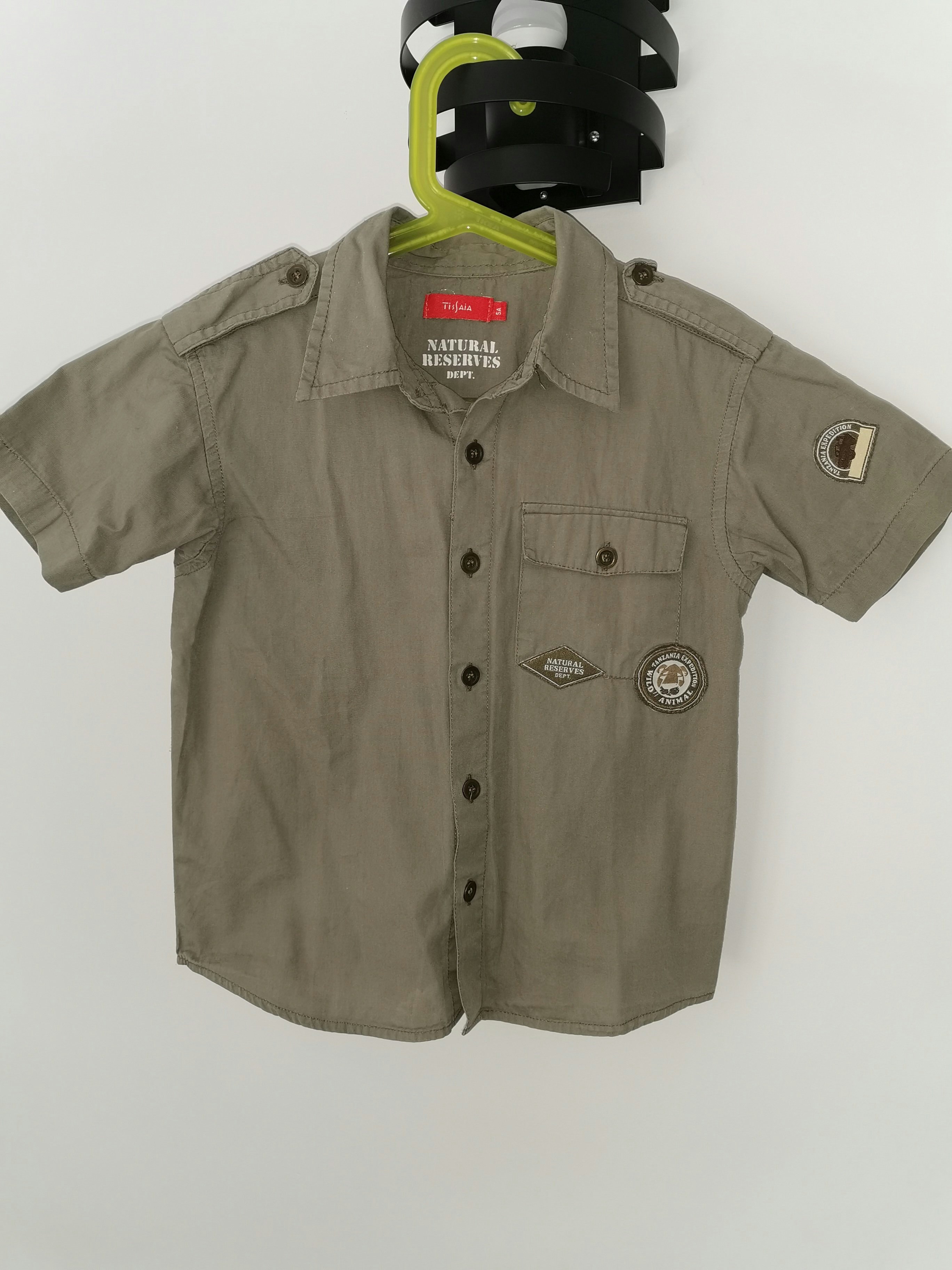 Chemise kaki 5 ans