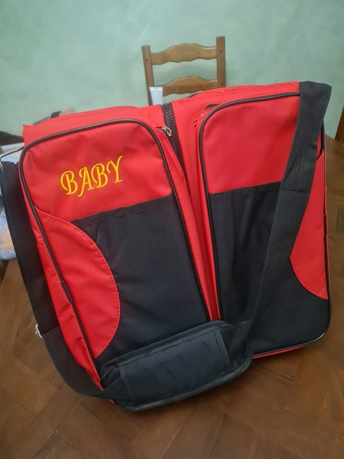 Sac à langer, lit d'appoint 2 en 1