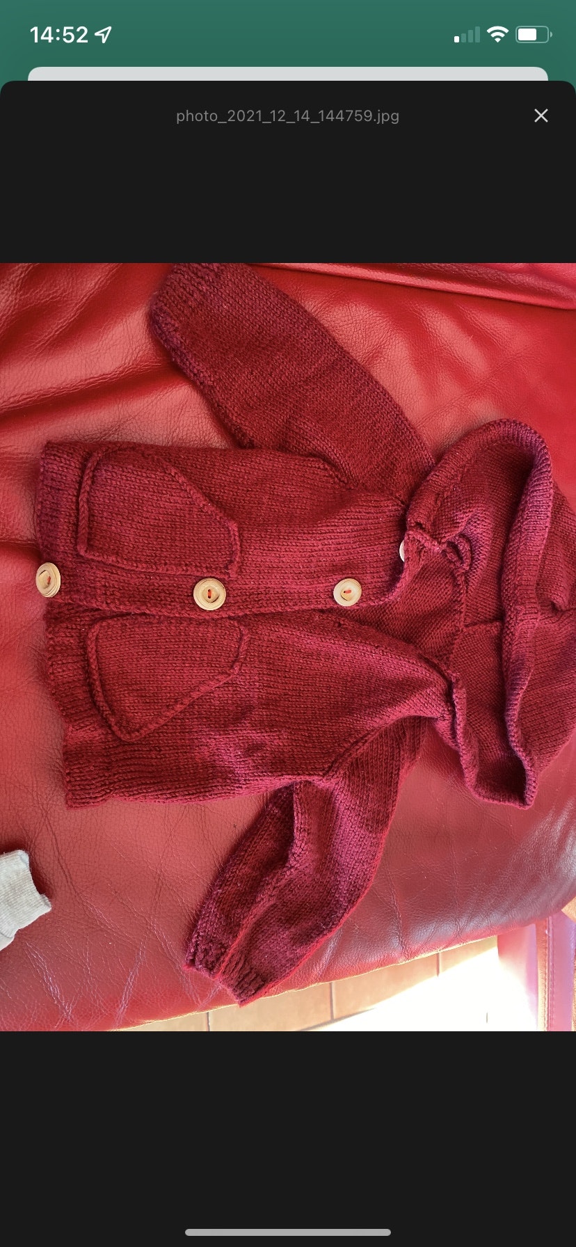 Gros gilet 12 mois