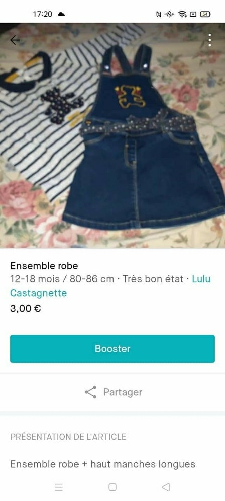Ensemble robe