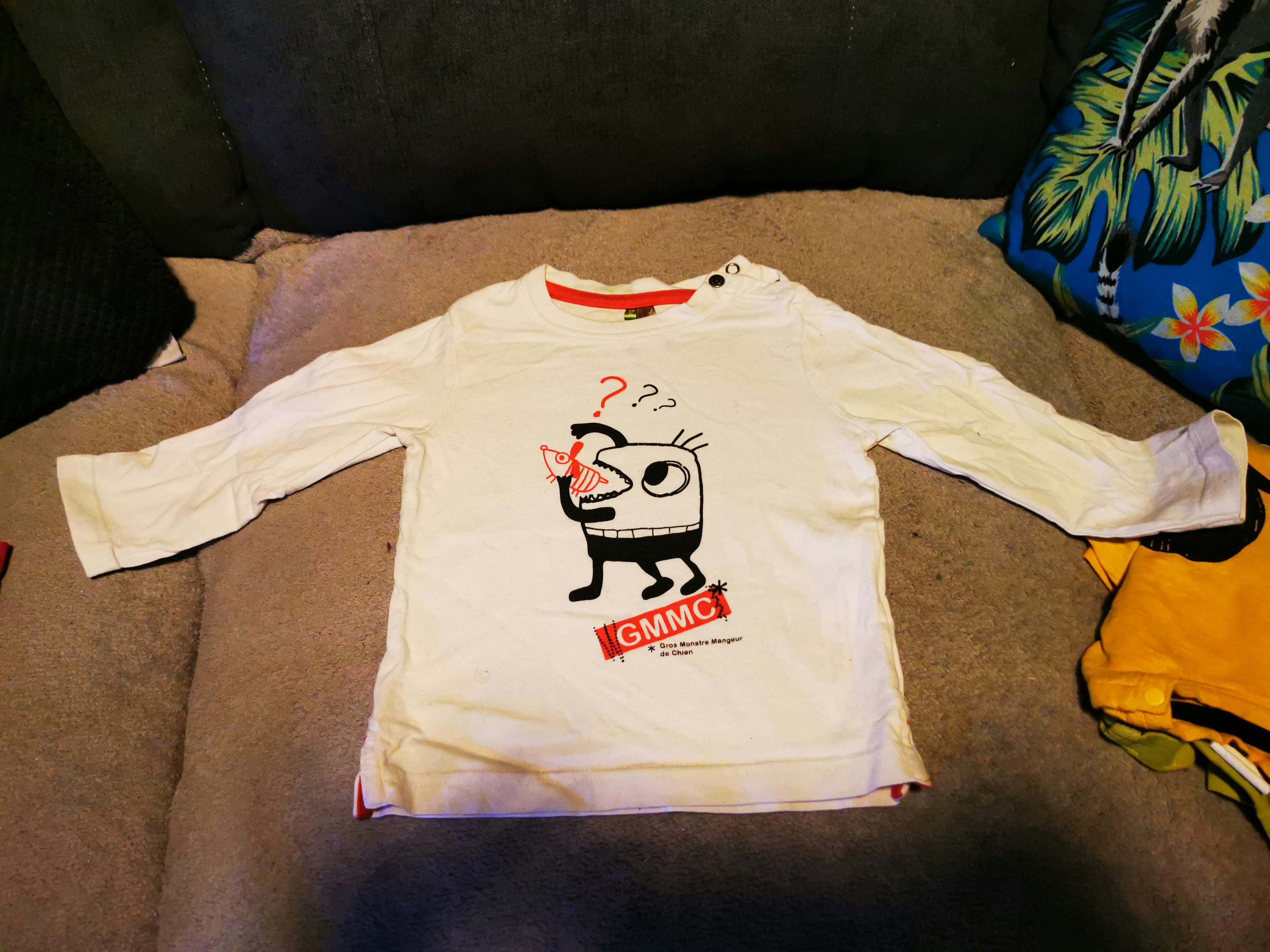 Lot tee shirt manches longues 18 mois - photo numéro 5