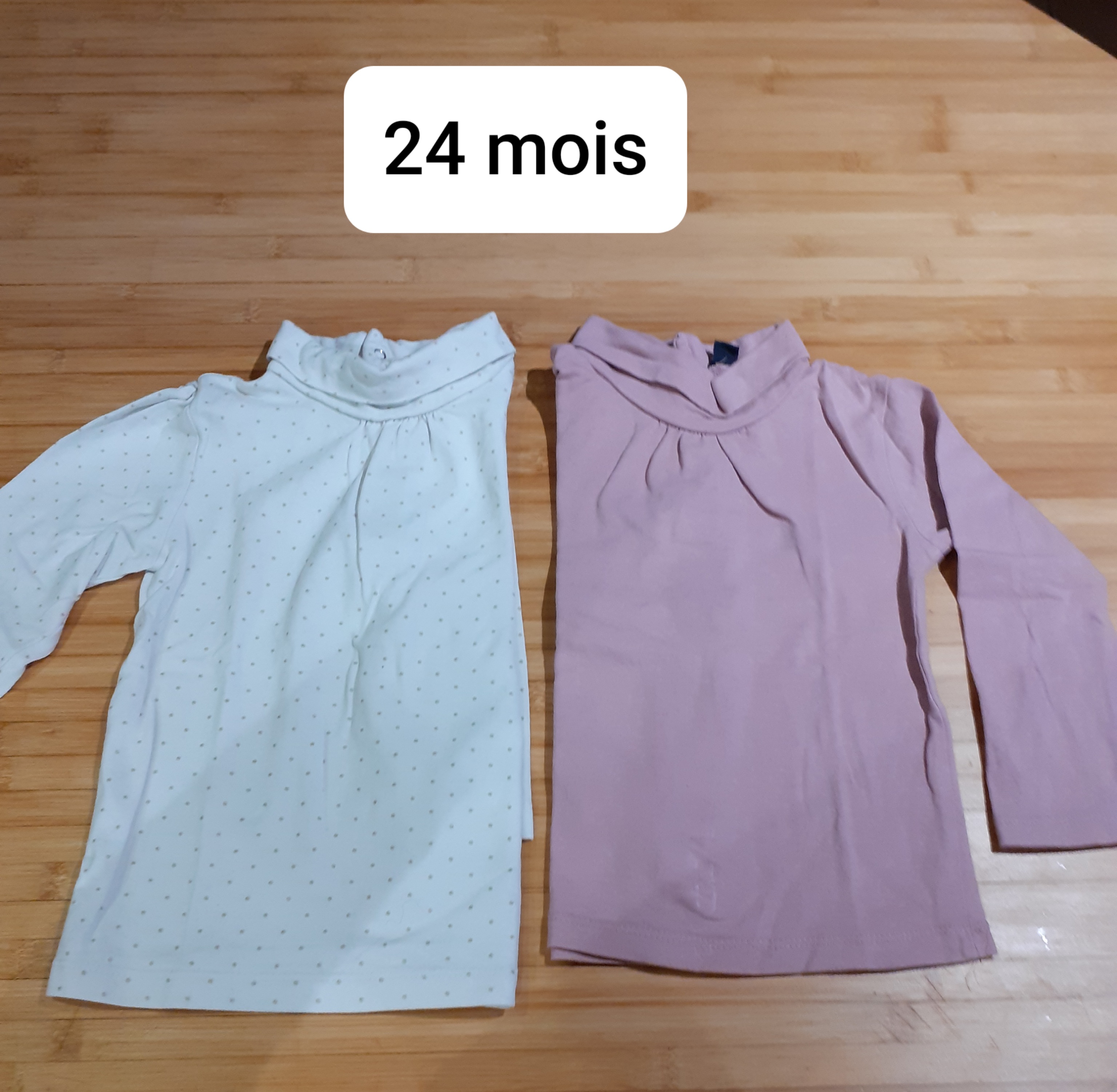 Sous pulls fille 24 mois Kiabi