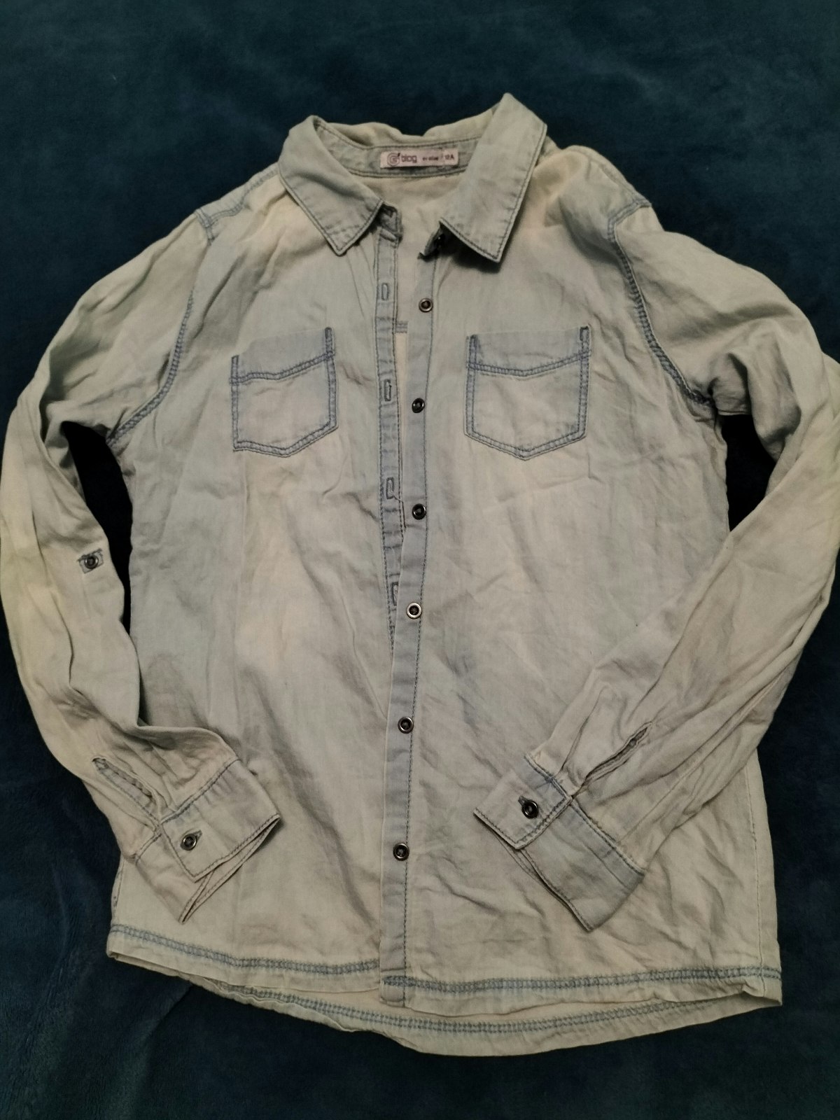 Chemise jean GEMO taille 12 ans