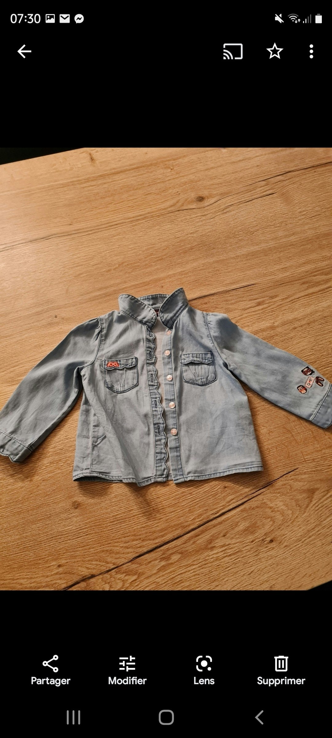 Chemise 18mois sergent major