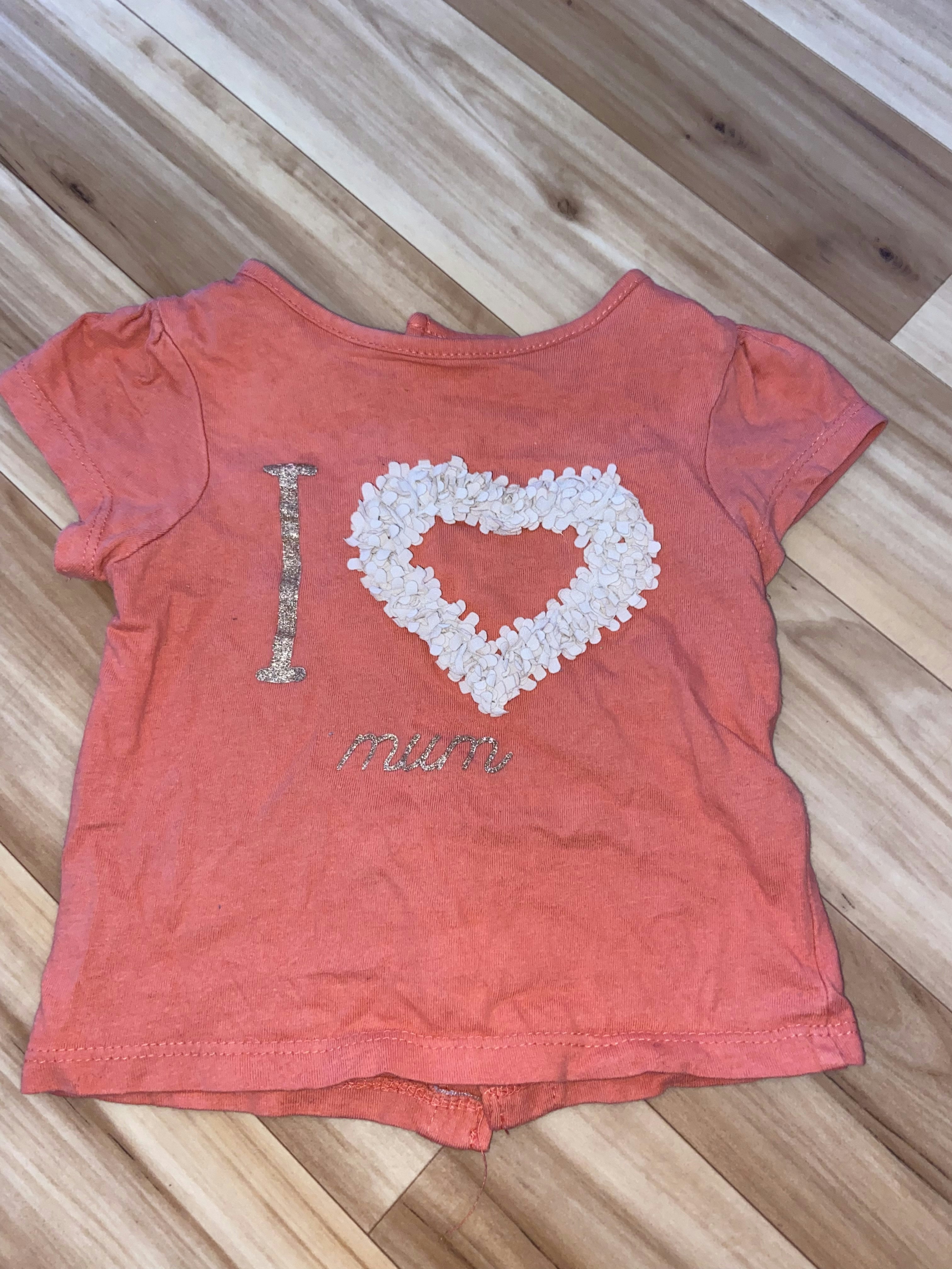 T shirt mum bb fille