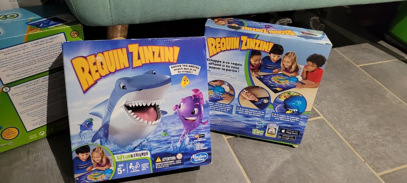 Jeu de société requin zinzin