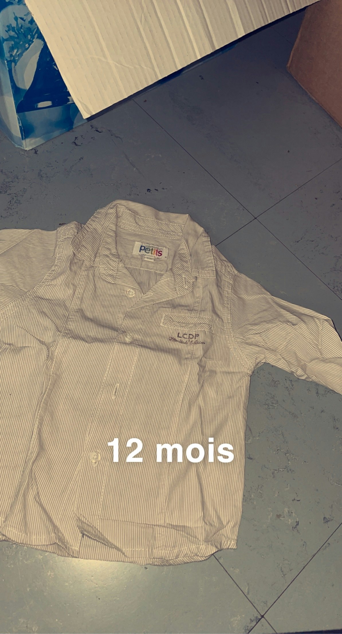 Chemise bébé garçon