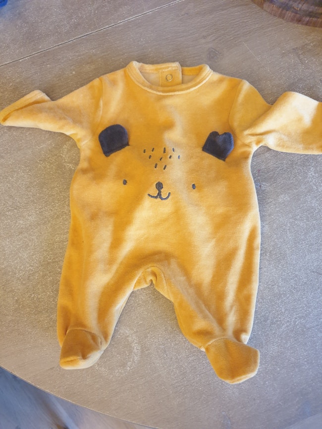 Pyjama Velours Kiabi Naissance Beebs Achat Vente Bebe