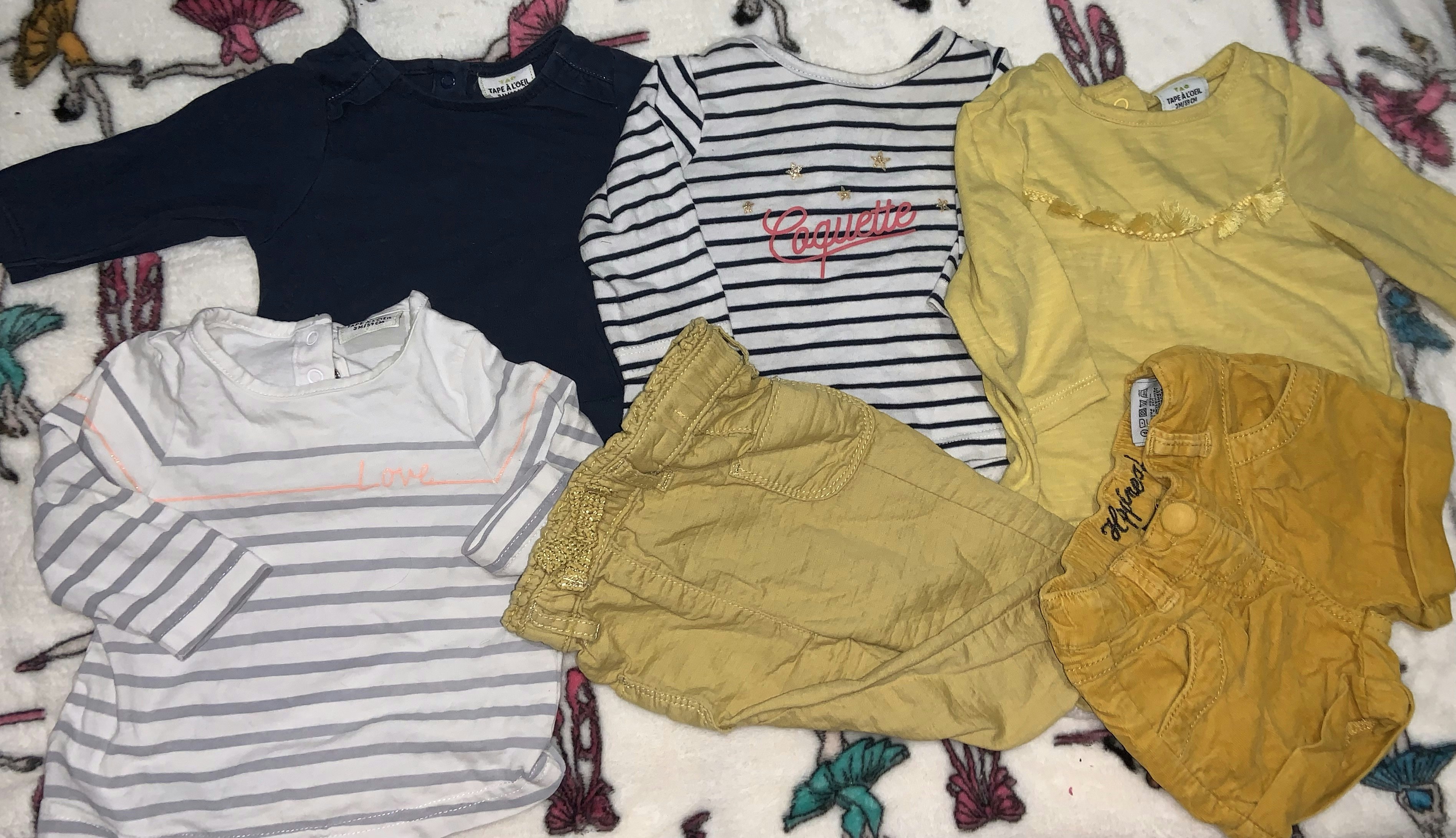 Lots bébé fille 3 mois