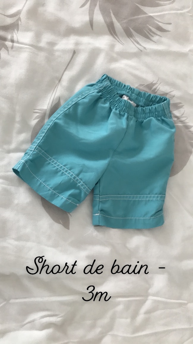 Short De Bain Bebe Garcon 3m Beebs Achat Vente Bebe