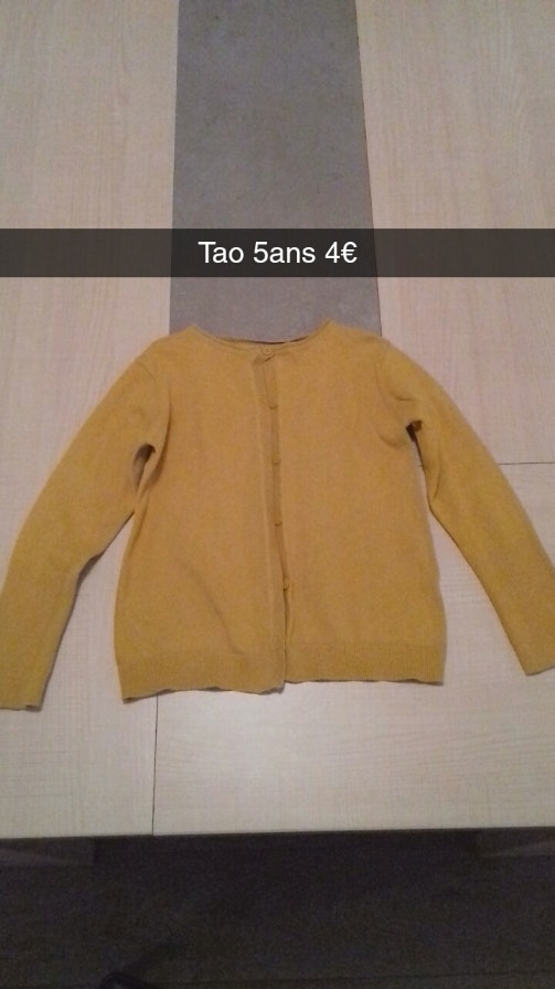 Gilet 5ans  tao