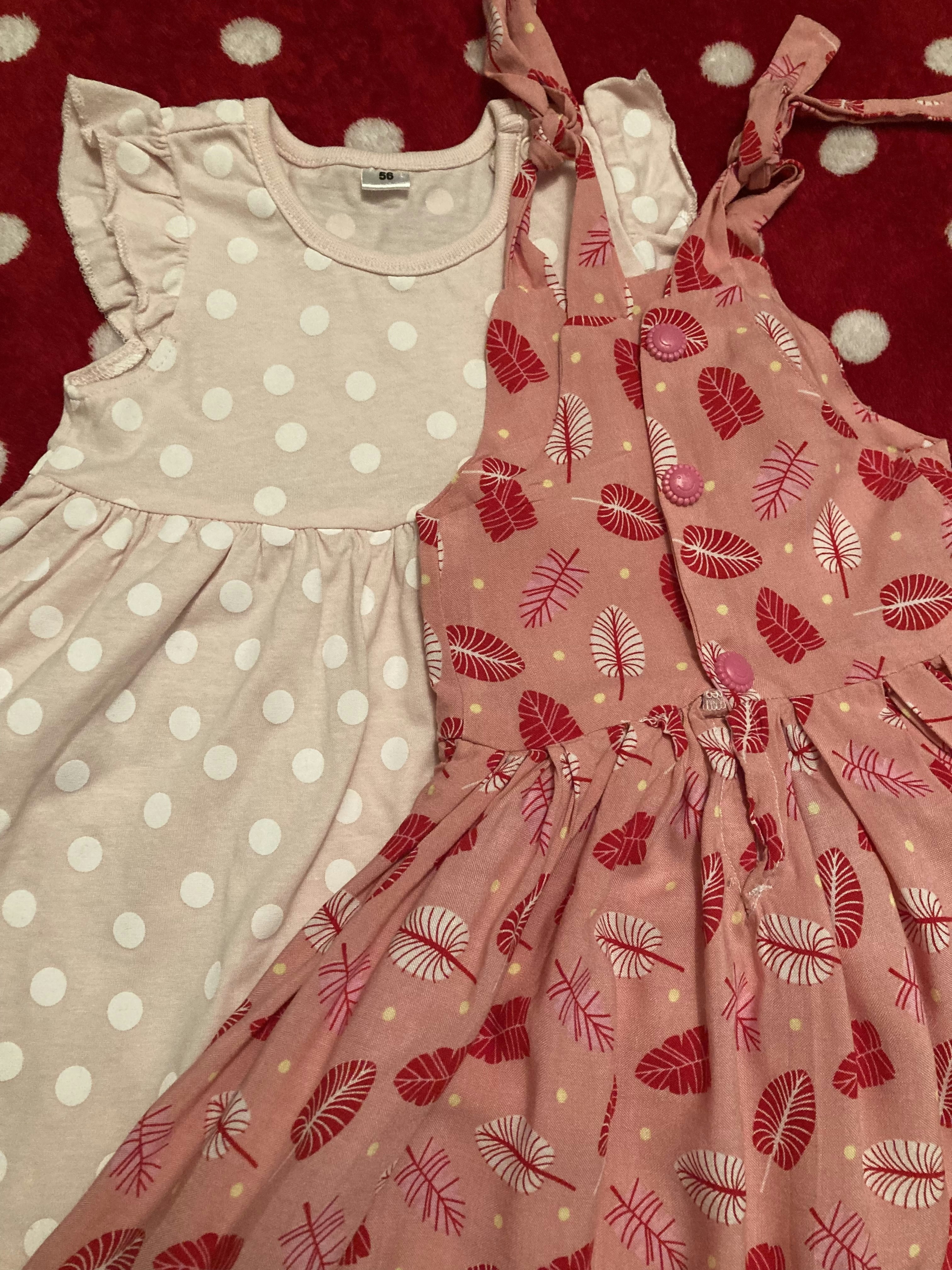 Lot 2 robes rose 3 mois