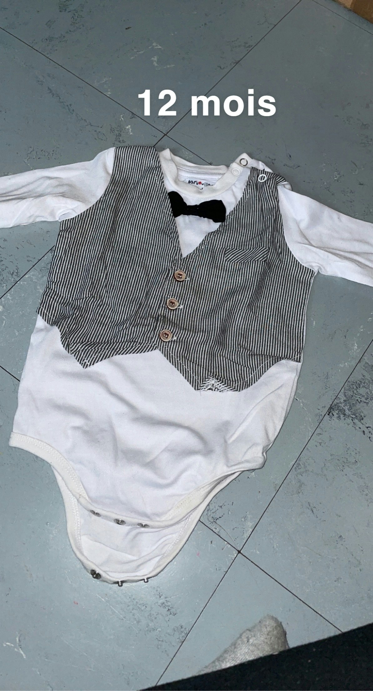 Bodies bébé garçon