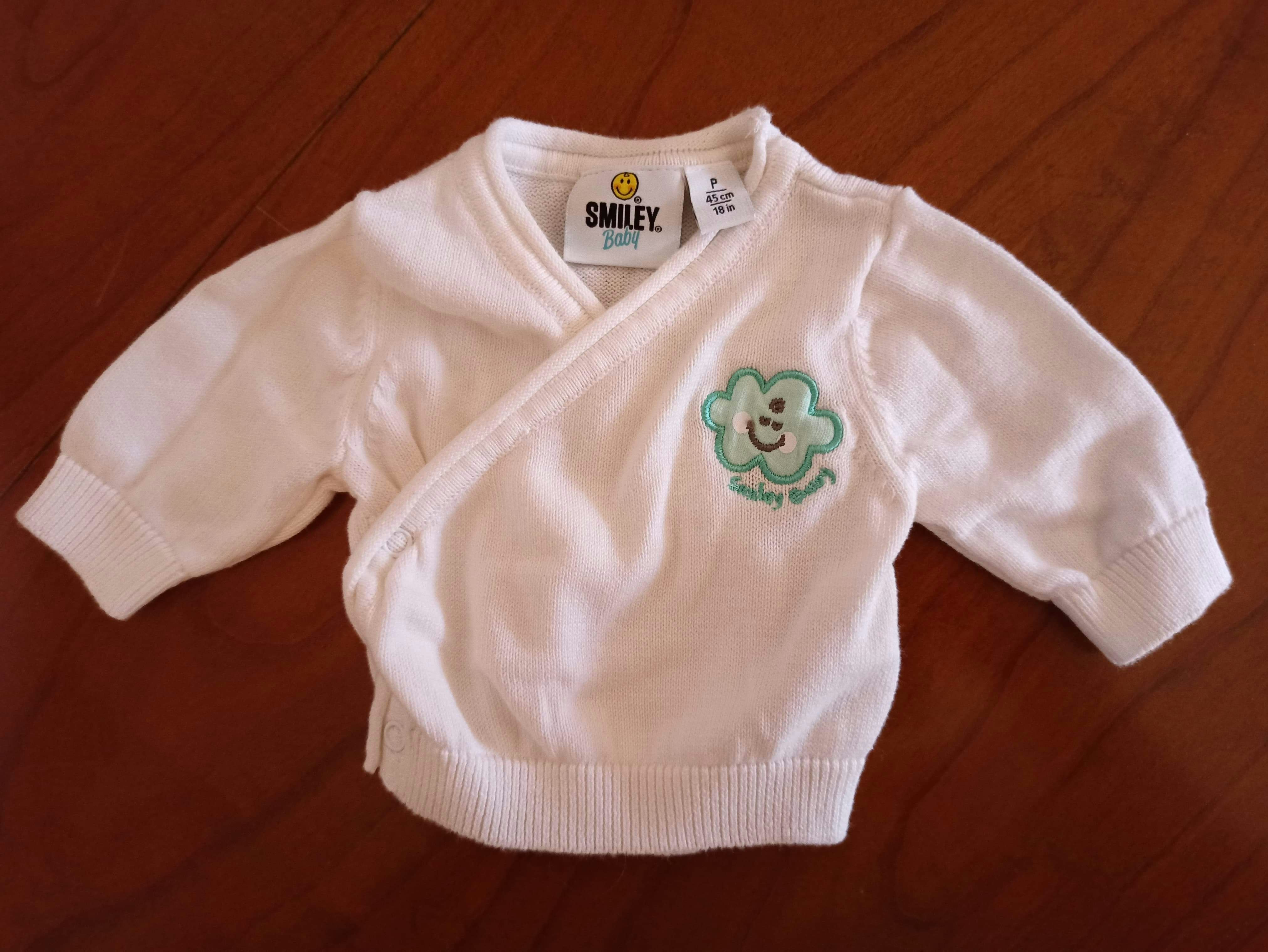 Gilet  blanc orchestra taille prématuré smiley
