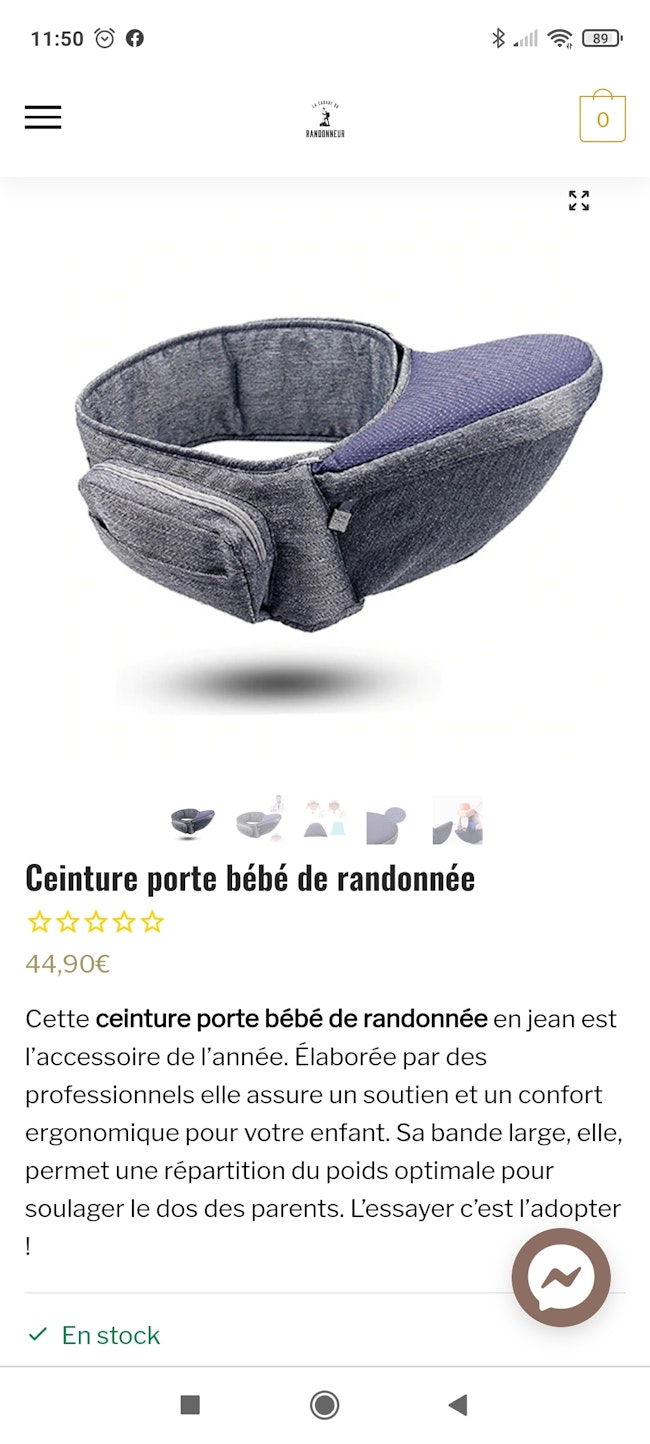 Ceinture Porte Bebe Neuve Jamais Servie Beebs Achat Vente Bebe Enfant