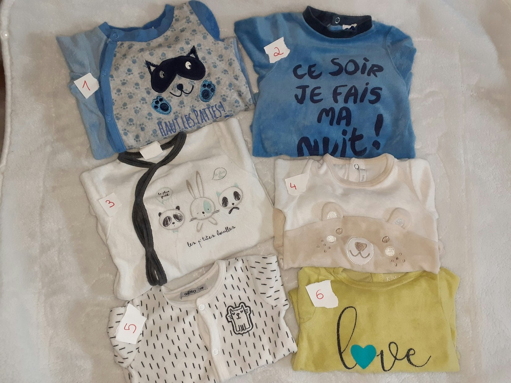 Lot 6 Pyjama Chaud