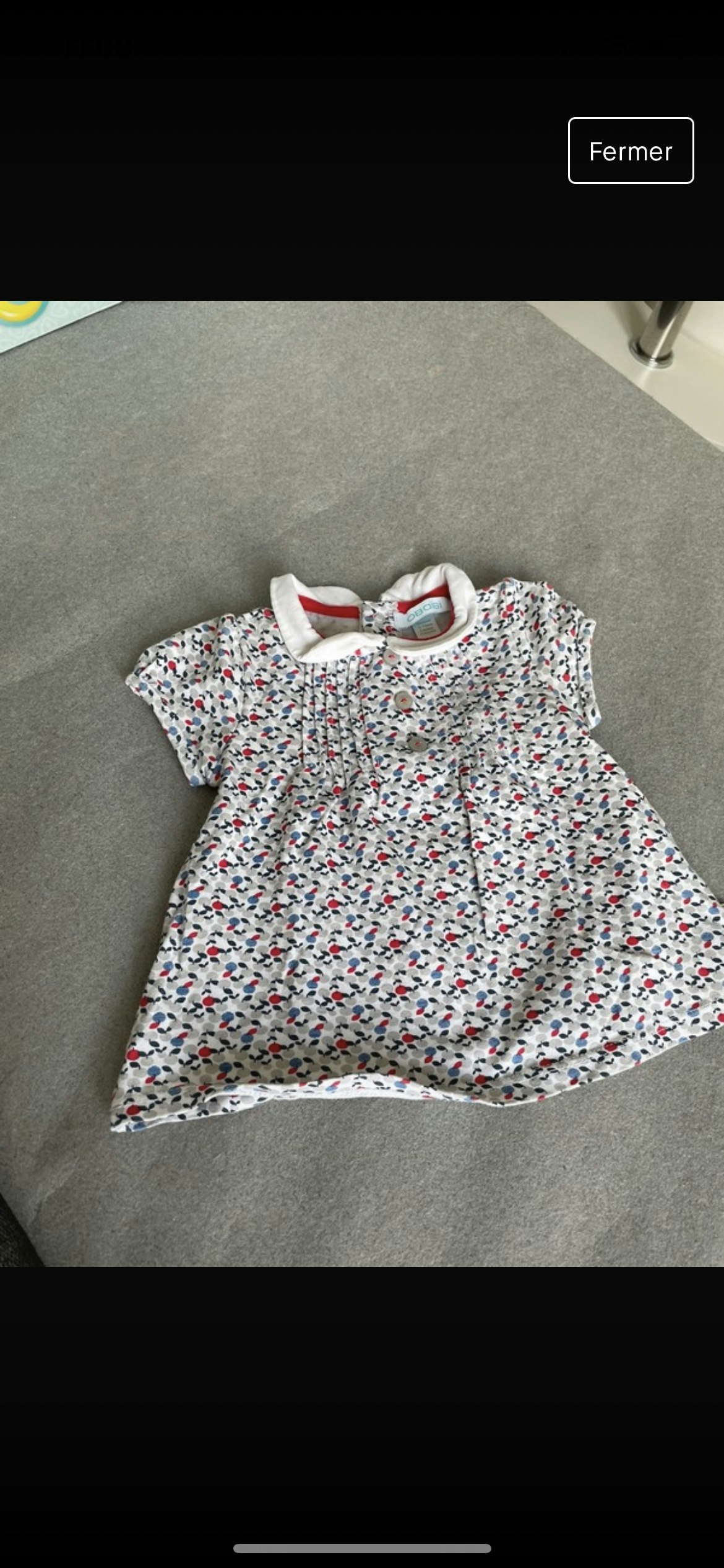 Robe bébé fille