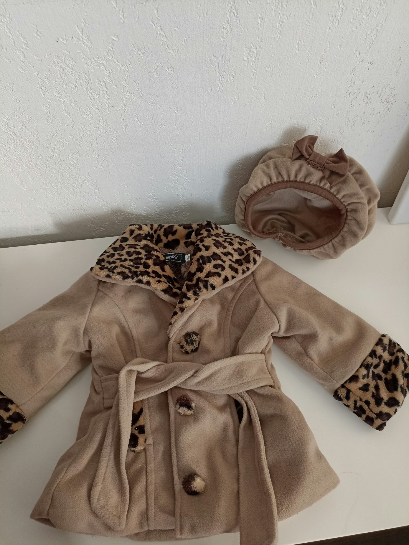 Manteau+ béret taille 6 mois - photo numéro 3