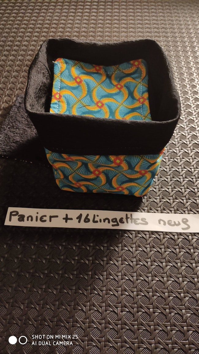 16 Lingettes Et Son Panier Lavables Pour Bebe Ou Demaquillantes 10 X10 Cm Beebs Achat Vente Bebe