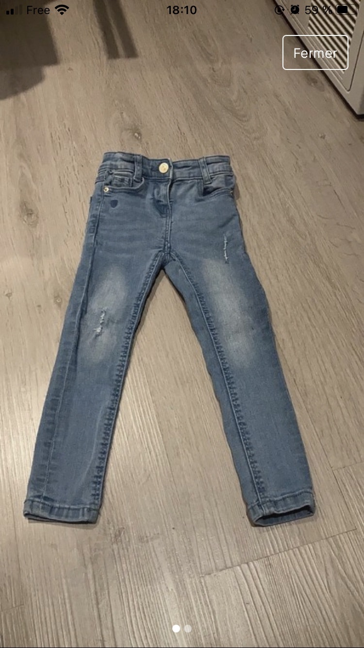 Jeans super skinny fille