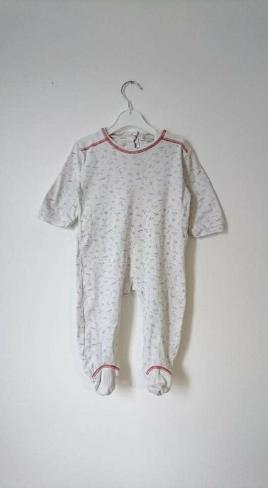 Grenouillère coton beige kitchoun 12 mois