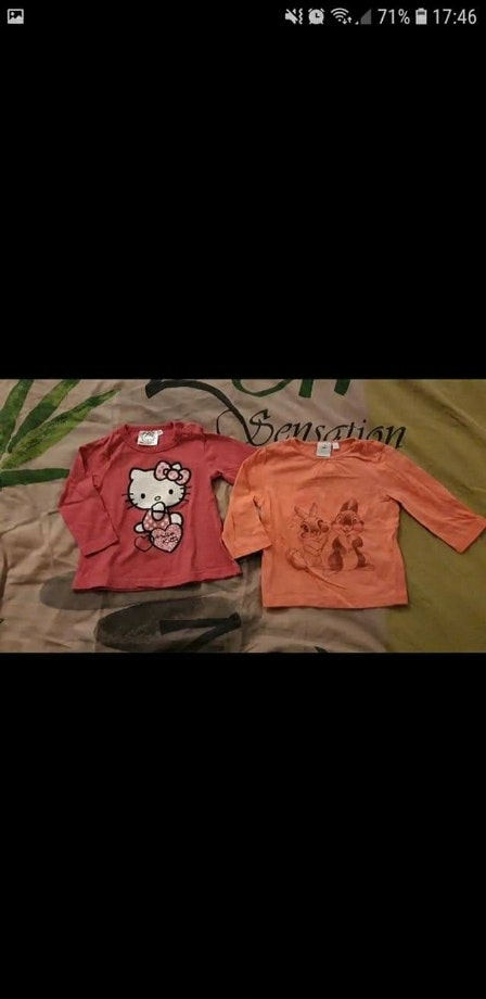 Lot 4 maillots longues manches