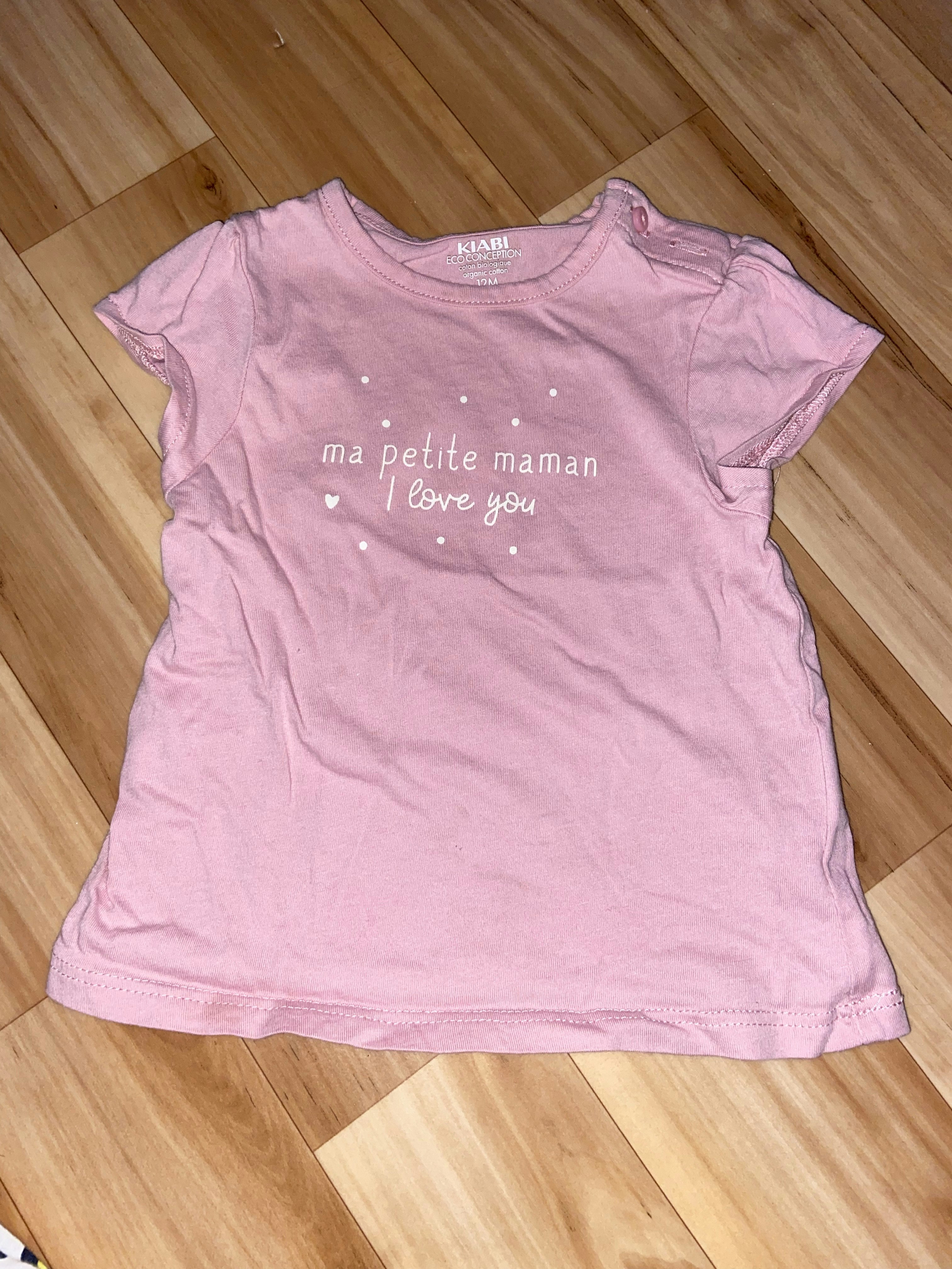 T shirt maman bb fille
