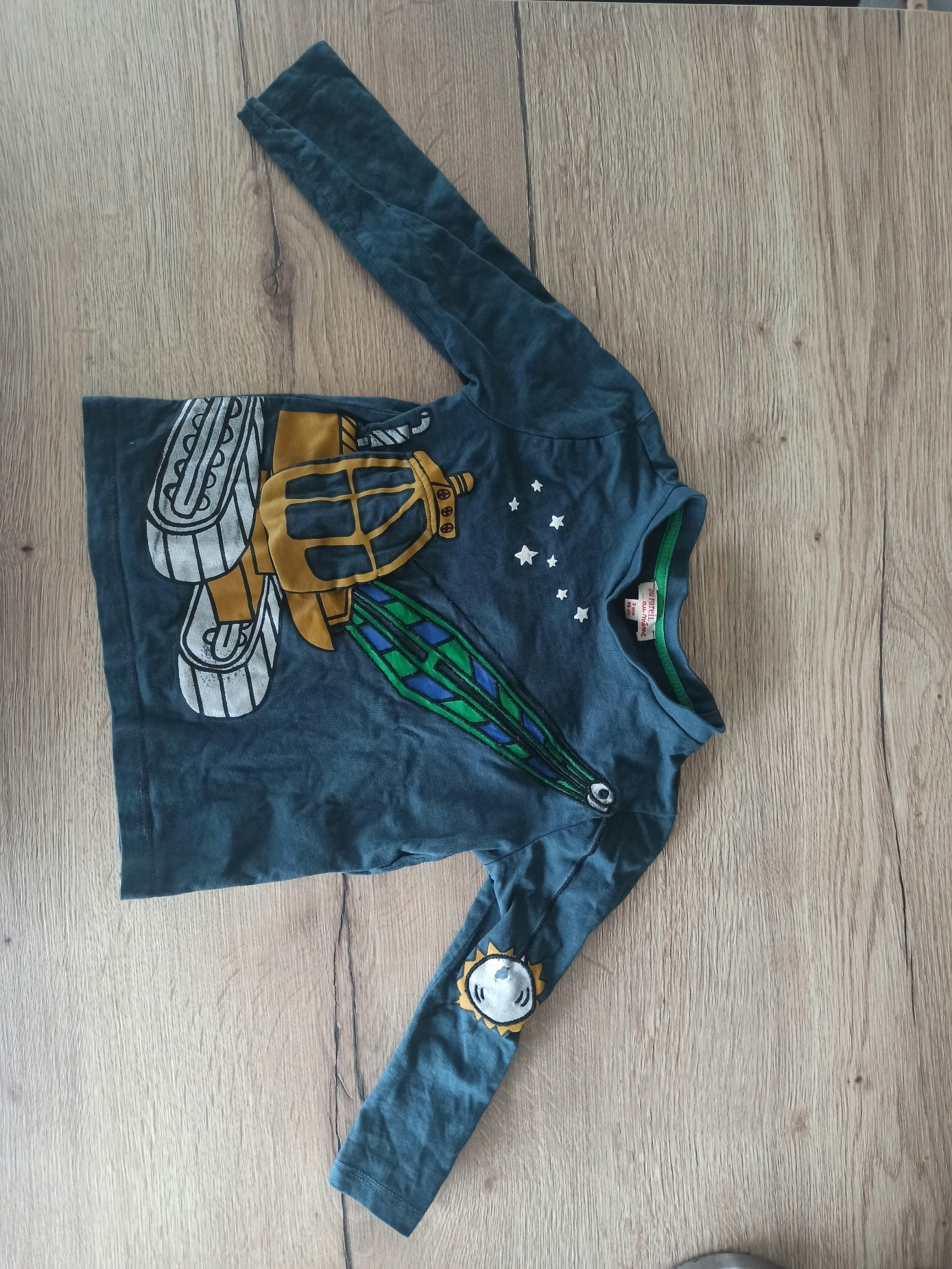 Pull garçon chantier