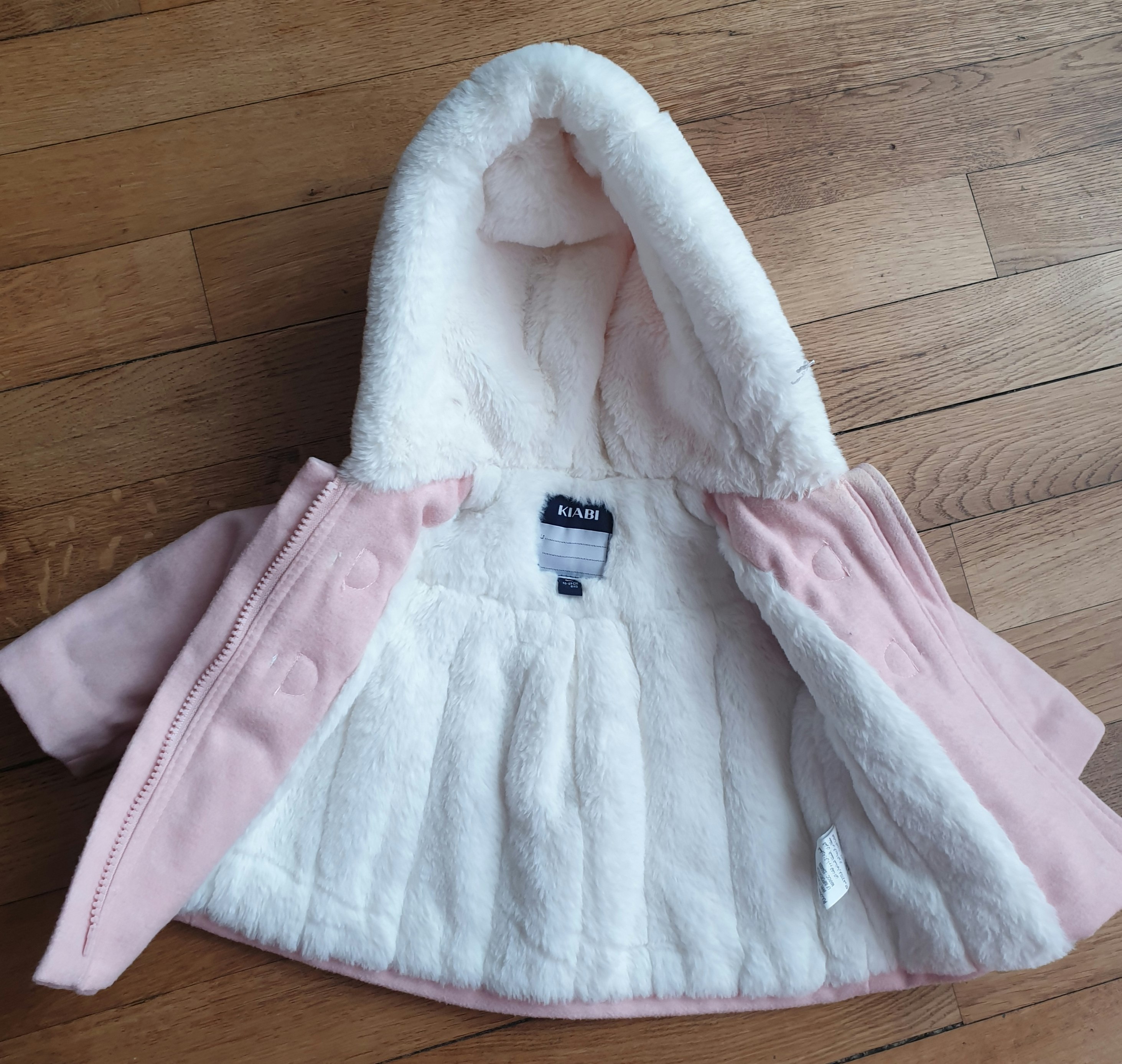Manteau chaud fille 6 mois - photo numéro 2