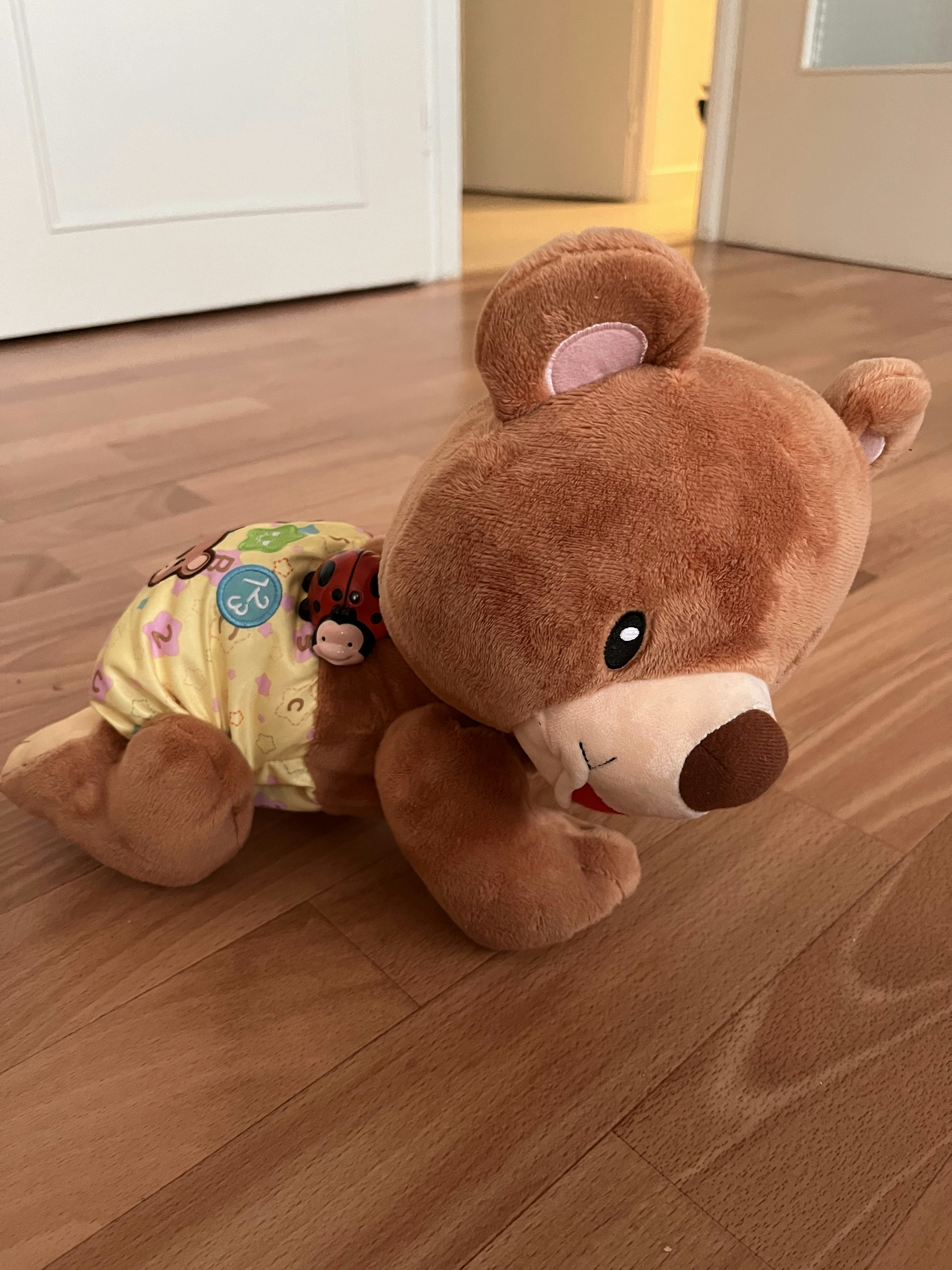 Peluche ourson interactive