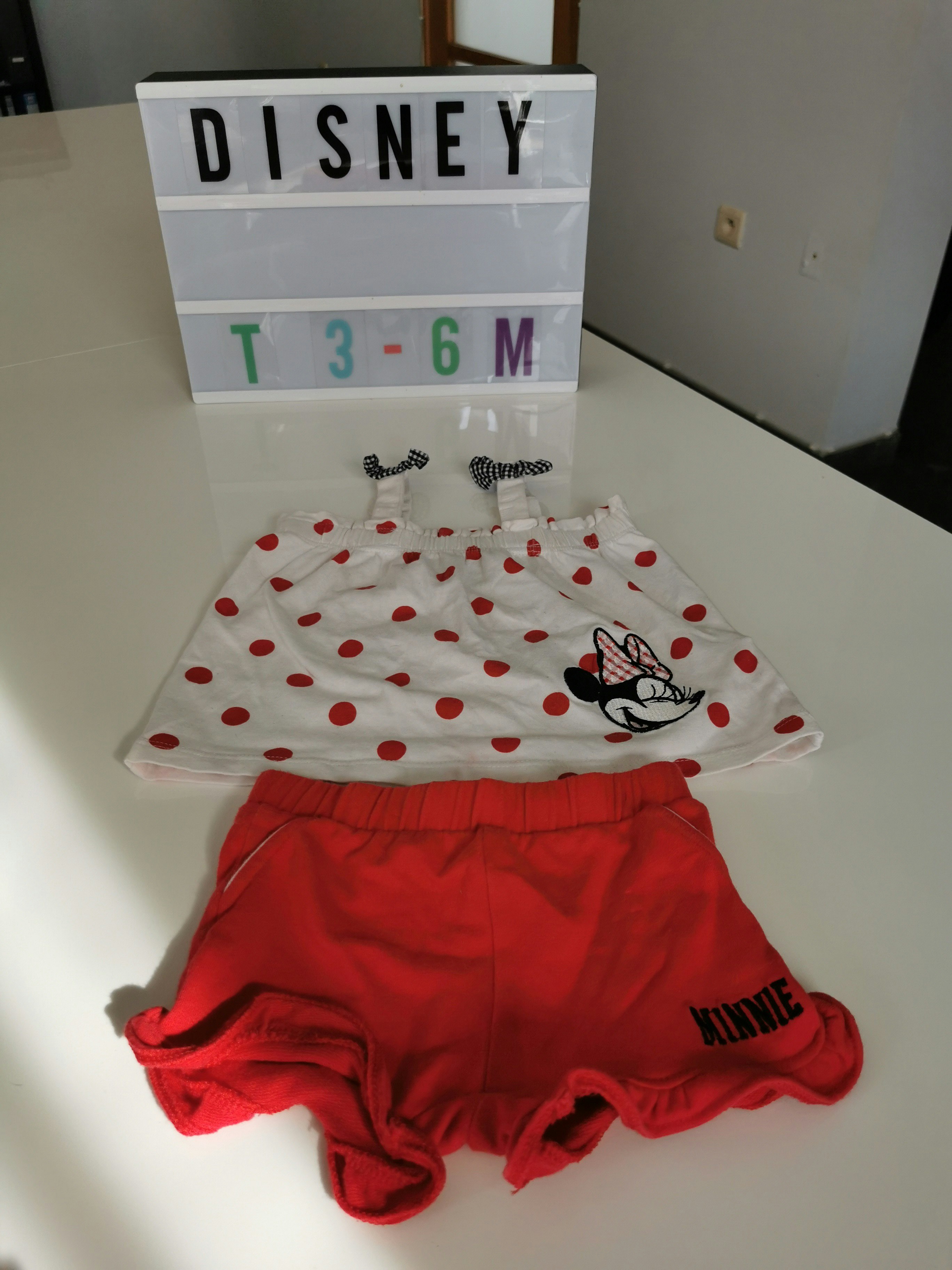 Ensemble short t shirt Minnie