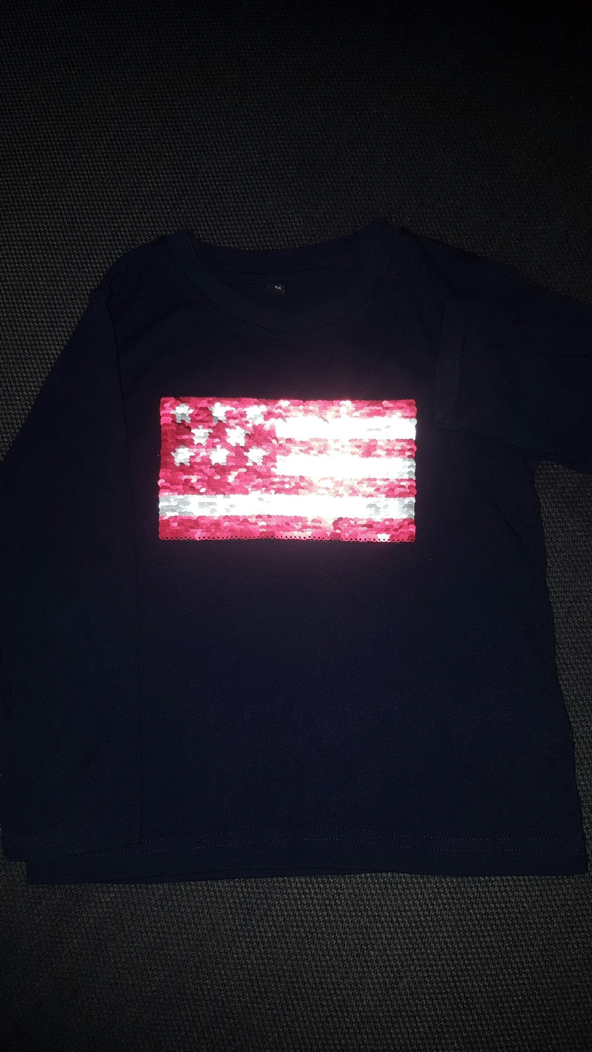 T shirt manches longues à sequin magiques. - photo numéro 2