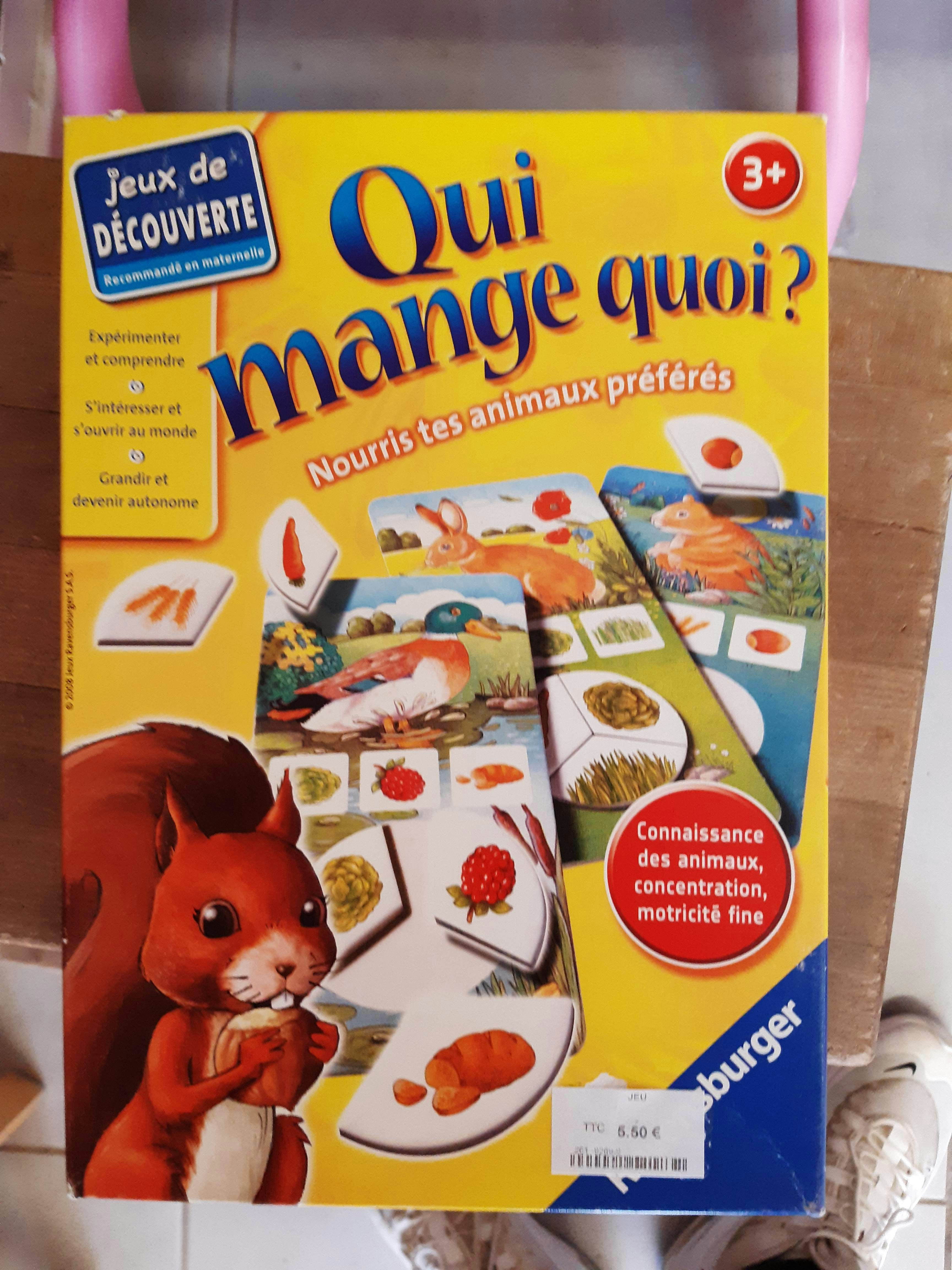 Jeux de découverte "qui mange quoi?" / Ravensburger