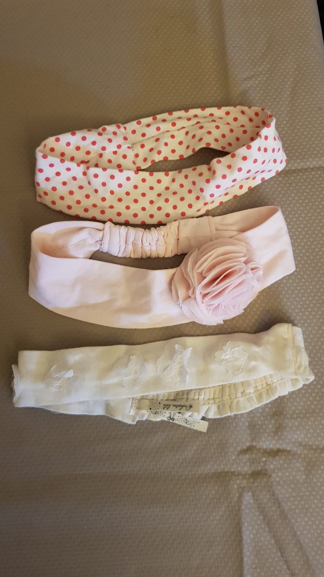 Lot De 3 Bandeaux Bebe Fille 6 9 Mois Beebs Achat Vente Bebe Enfant