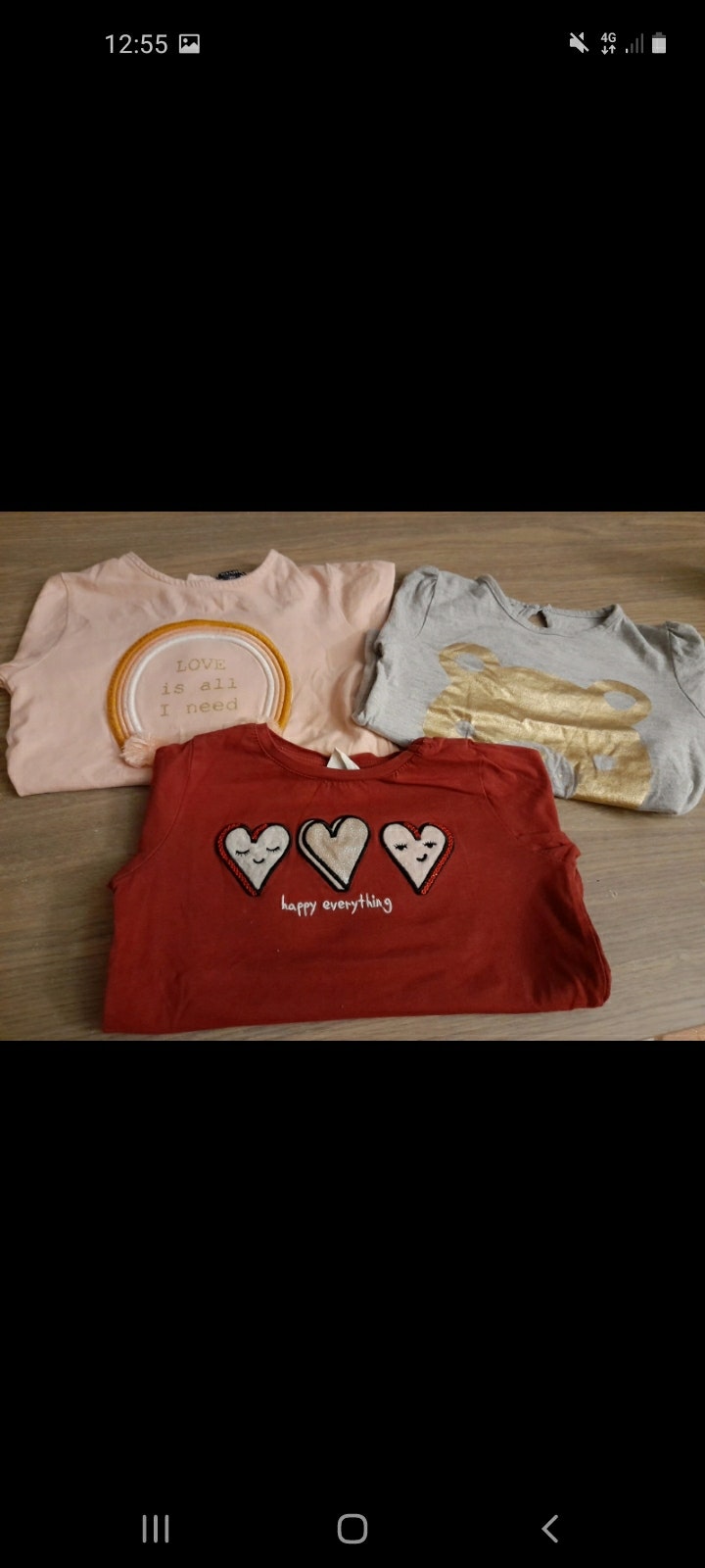 3 hauts manches longues 12M