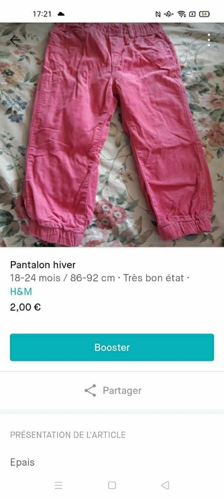 Lot 4 pantalons - photo numéro 4